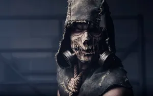 Frightening Horror Masks Perfect For Halloween Wallpaper