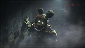 Frightening Scraptrap Springtrap - Five Nights At Freddy's Hd Wallpaper Wallpaper