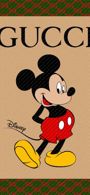 From His Ears To His Toes, Mickey Is Ready To Go! Wallpaper