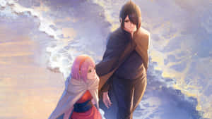 From Rivals To Partners: Sasuke & Sakura Share An Unbreakable Bond Wallpaper