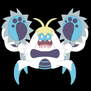 Front Graphic Of Crabominable Wallpaper