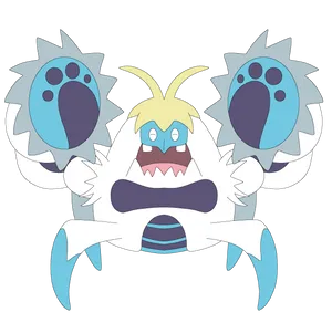 Front Graphic Of Crabominable Wallpaper