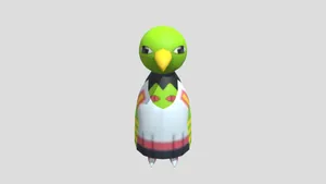 Front View Of 3d Xatu Wallpaper