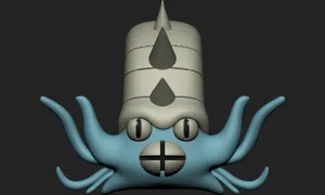 Front View Of A 3d Omastar Wallpaper