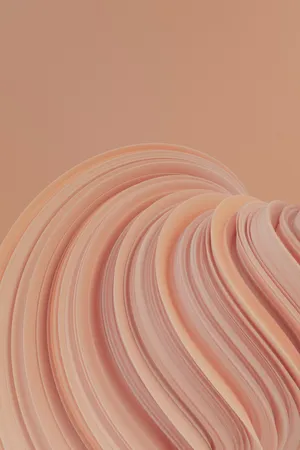 Frosting In Pastel Orange Aesthetic Color Wallpaper