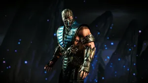 Frosty Sub-zero Unleashed In Mortal Kombat Wallpaper