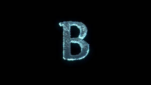 Frozen Letter B Wallpaper