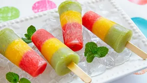 Fruit Ice Popsicle Dessert Wallpaper
