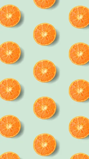 Fruit Slices Of Orange Iphone Wallpaper