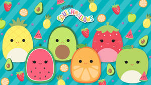 Fruit Squishmallows Fan Art Wallpaper