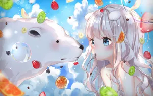 Fruitful_ Encounter_ Anime_ Art Wallpaper