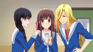 Fruits Basket Anime Girl Characters Wallpaper