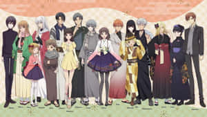 Fruits Basket Characters Gathering Wallpaper