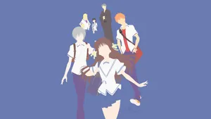 Fruits Basket Characters Silhouette Wallpaper