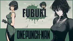 Fubuki Anime Wallpaper: A Powerful Hero In Action Wallpaper
