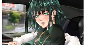 Fubuki Standing Strong In A Snowy Landscape Wallpaper