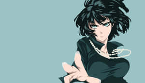 Fubuki, The Embodiment Of Elegance In Action Wallpaper