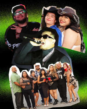 Fuerza Regida Fan Collage Wallpaper