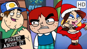 Fugget About It Tri-cut Scene Wallpaper