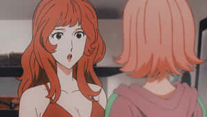 Fujiko Mine Anime Expression Wallpaper