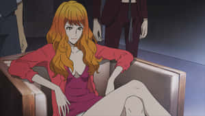 Fujiko Mine Elegant Pose Wallpaper