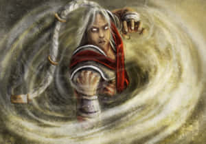 Fujin, God Of Wind, In An Epic Mortal Kombat Battle Scene Wallpaper