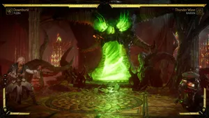 Fujin, God Of Wind, In An Epic Mortal Kombat Showdown Wallpaper