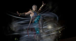 Fujin, The God Of Wind, Unleashes His Power In Mortal Kombat Wallpaper