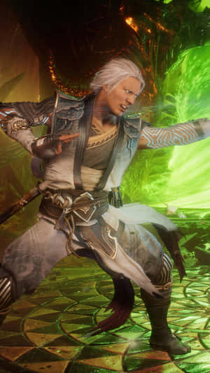 Fujin - The Wind God In Mortal Kombat Action Wallpaper