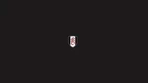 Fulham Fc Tiny Crest Black Background Wallpaper