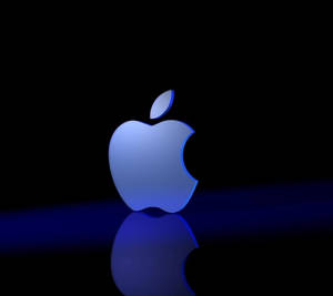 Full Hd 3d Blue Apple Wallpaper