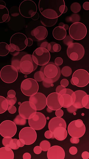 Full Hd Tablet Red Circles Wallpaper