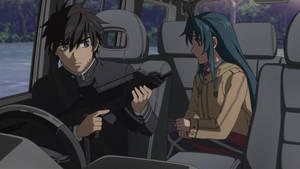 Full Metal Panic Kaname And Sousuke Wallpaper