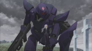 Full Metal Panic Provisional Eva Unit In Action Wallpaper