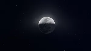 Full Moon Macbook Pro 4k Wallpaper