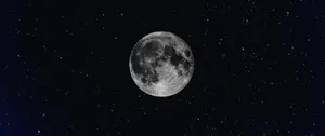 Full Moon Starry Sky Wallpaper