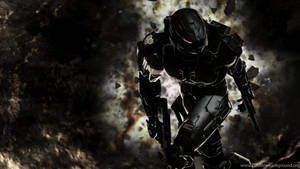 Full-view Master Chief Spartan Wallpaper