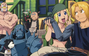 Fullmetal Alchemist Group Scene Wallpaper