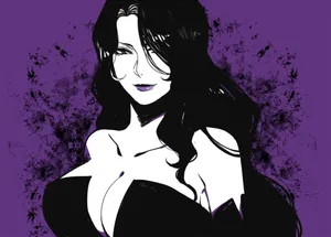 Fullmetal Alchemist - Lust In Intense Stare Wallpaper