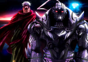 Fullmetal Alchemist's Scar In Intense Battle Stance Wallpaper