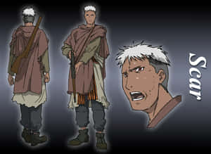 Fullmetal Alchemist - Scar In Battle Stance Wallpaper