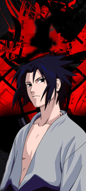 Fully Enjoy The Revolutionary Features Of The All-new Uchiha Iphone Wallpaper