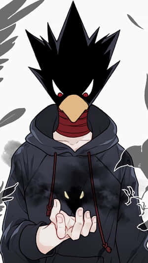 Fumikage Tokoyami, A Character From The Manga Series My Hero Academia Wallpaper