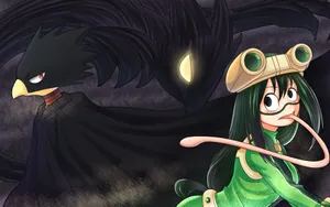 Fumikage Tokoyami, A Shone Sea Cucumber Of My Hero Academia Wallpaper