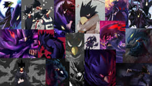 Fumikage Tokoyami Battles For Justice! Wallpaper