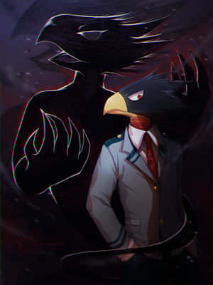 Fumikage Tokoyami, High School Pro Hero From My Hero Academia Wallpaper