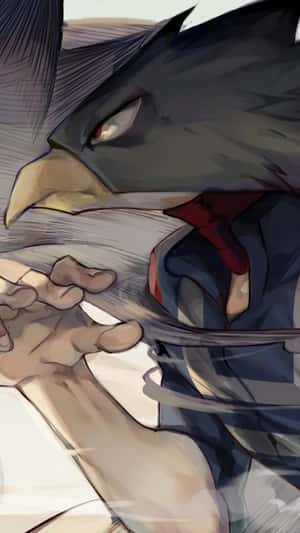 Fumikage Tokoyami Takes Flight From Usj Wallpaper