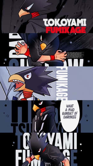 Fumikage Tokoyami, The Dark Shadow Quirk User Of U.a. High School Wallpaper