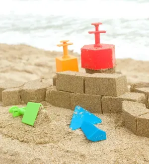 Fun And Colorful Beach Toys Wallpaper