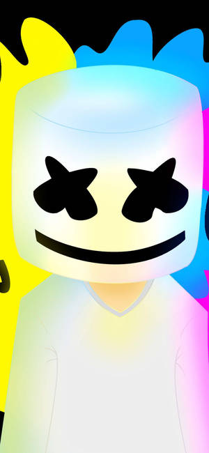 Fun And Colorful Marshmello Iphone Wallpaper